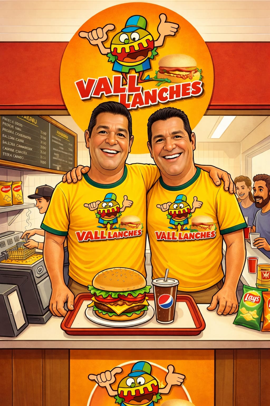 VALL LANCHES O REI DO OMELETE ( PAULINHO E MADUREIRA )