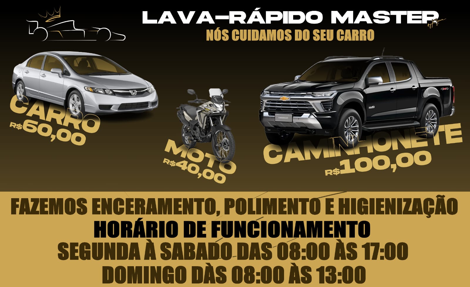 LAVA RÁPIDO MASTER NO POSTO SHELL NA AVENIDA ARIO BARNABÉ
