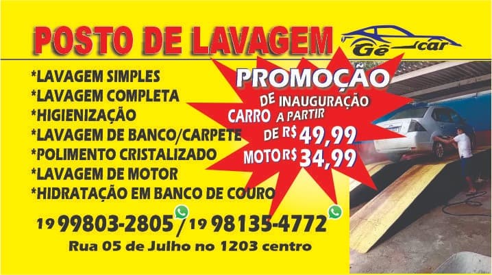 POSTO DE LAVAGEM GÊ CAR
