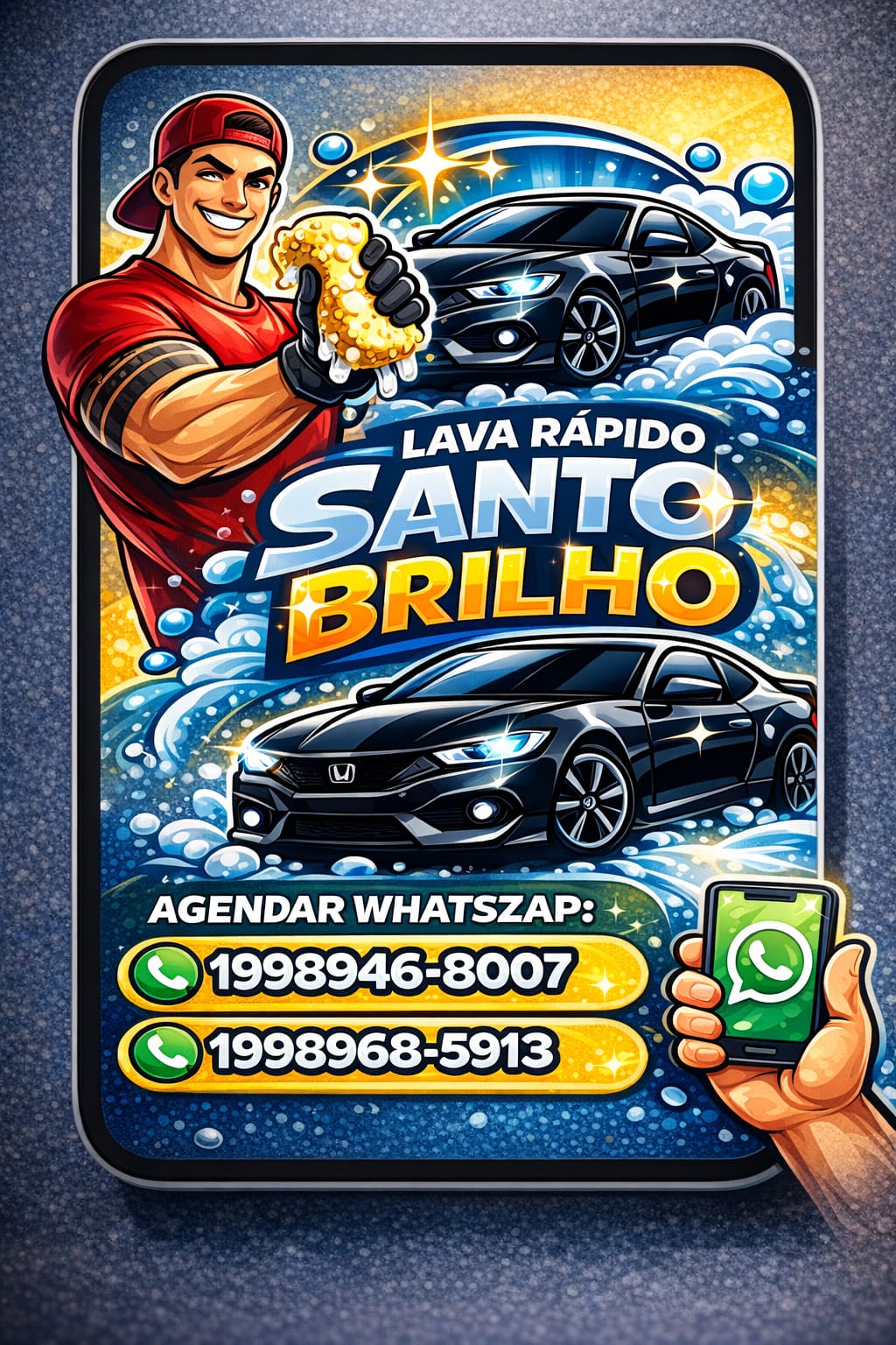 LAVA RÁPIDO SANTO BRILHO